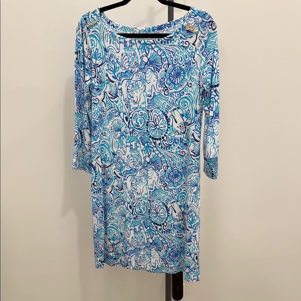 Lilly Pulitzer Vibrant Blue and White Sophie Dress